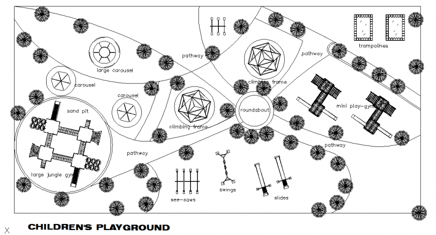 Children Play Ground Lay-out design