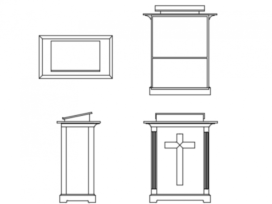 Church pulpit elevation