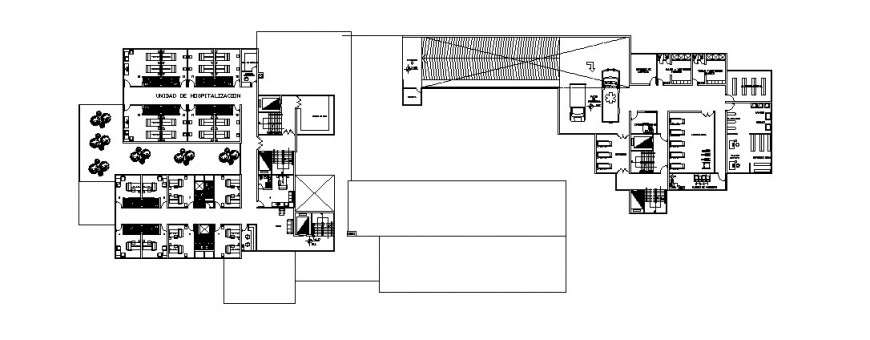 Clinic general plan in AutoCAD file