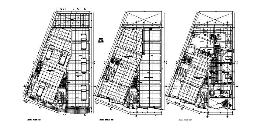 Clouds factory office building floor plan cad drawing details dwg file