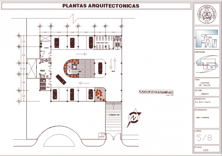 Club plan drawing in dwg file.