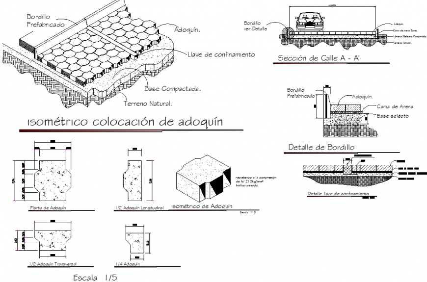 Cobble plan detail dwg file.