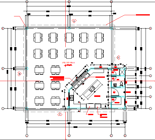 coffee  restaurant  dwg file