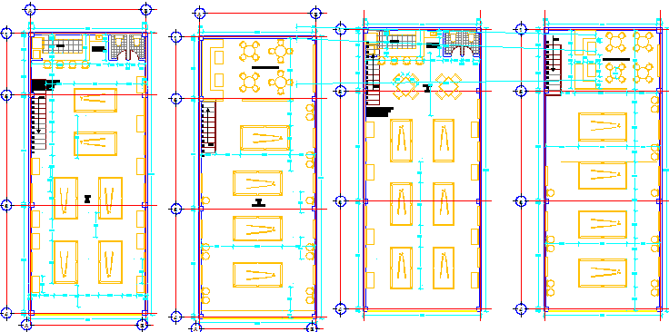 coffee restaurant dwg file