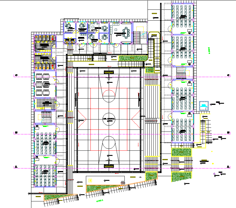 commercial plan detail dwg file