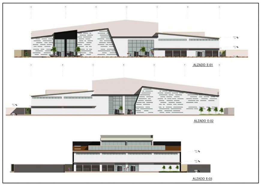 commercial Building Elevation design