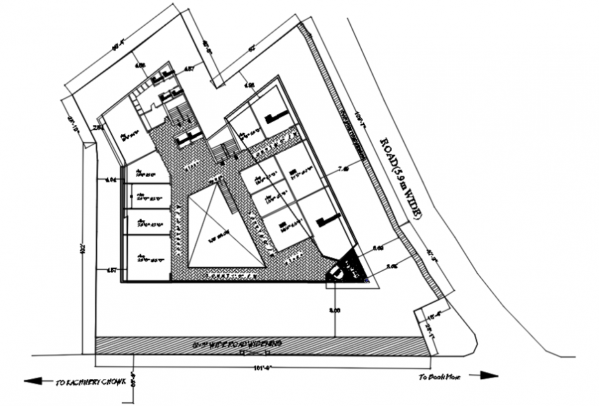 Commercial mall cad file