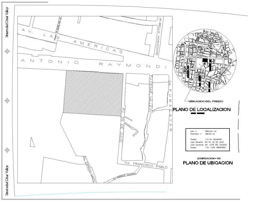 Commercial plot detail plan autocad file