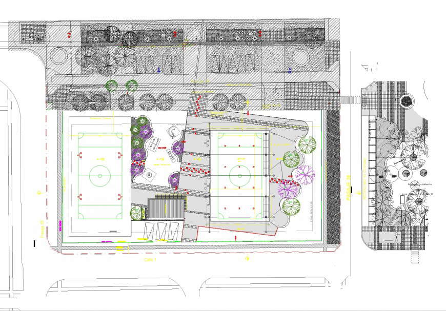 Commercial Plot site layout file