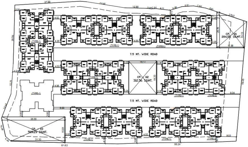 Complete building house plan detail
