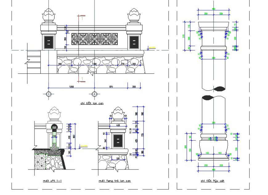 Compound wall structure detail 2d view CAD construction block layout autocad file