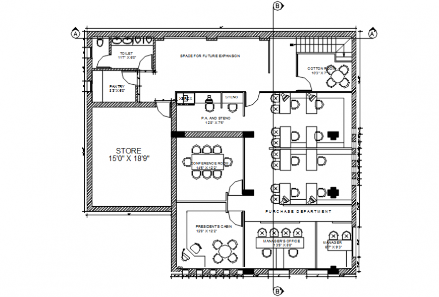 conference room and other room details