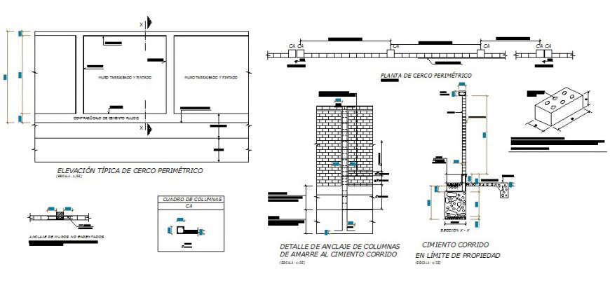 Construction detail drawing in AutoCAD file.