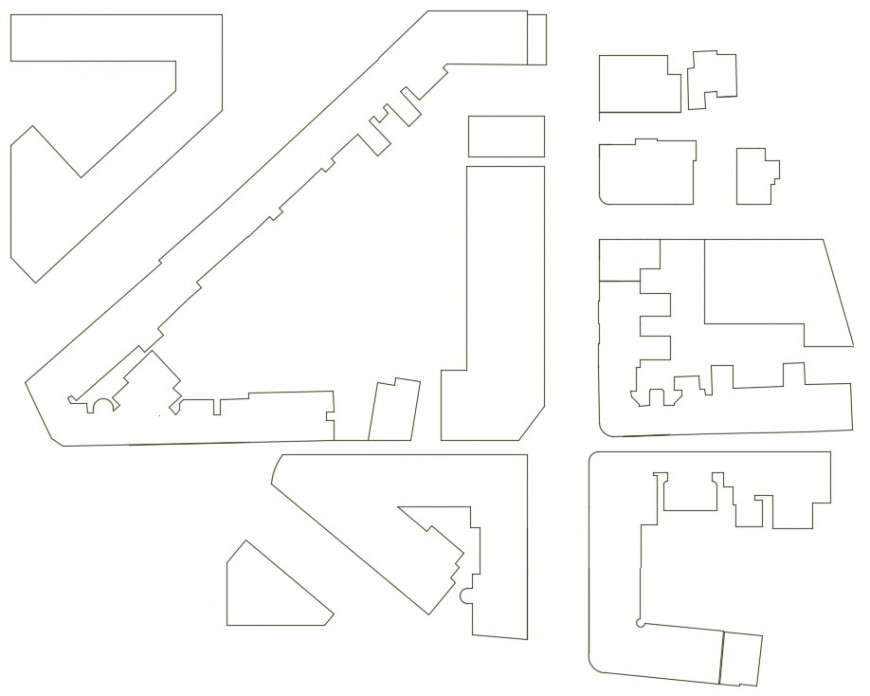 Construction detail plan detail top view