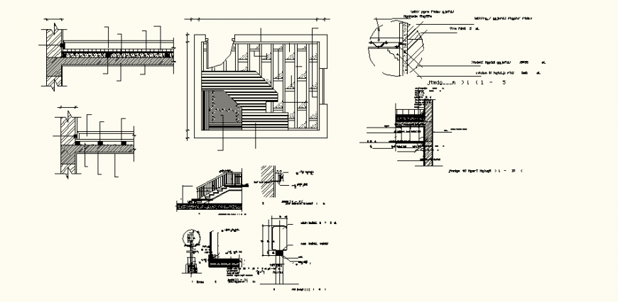 Construction drawing in dwg AutoCAD file.