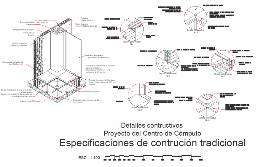 Contructed guard detail centroid computing autocad file