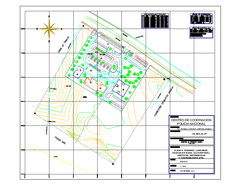 coodination center national police department lay-out