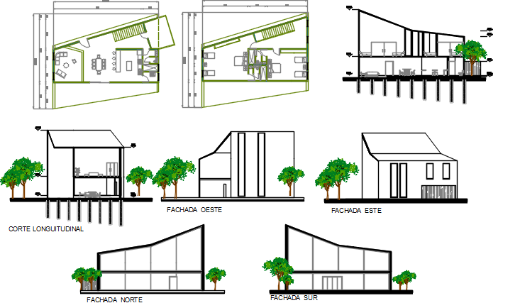 cottage dwg file