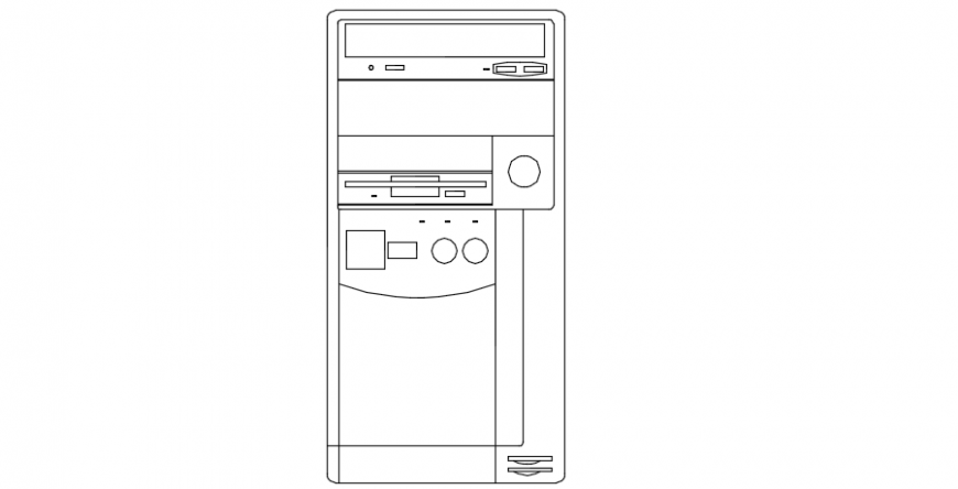 CPU front model detail