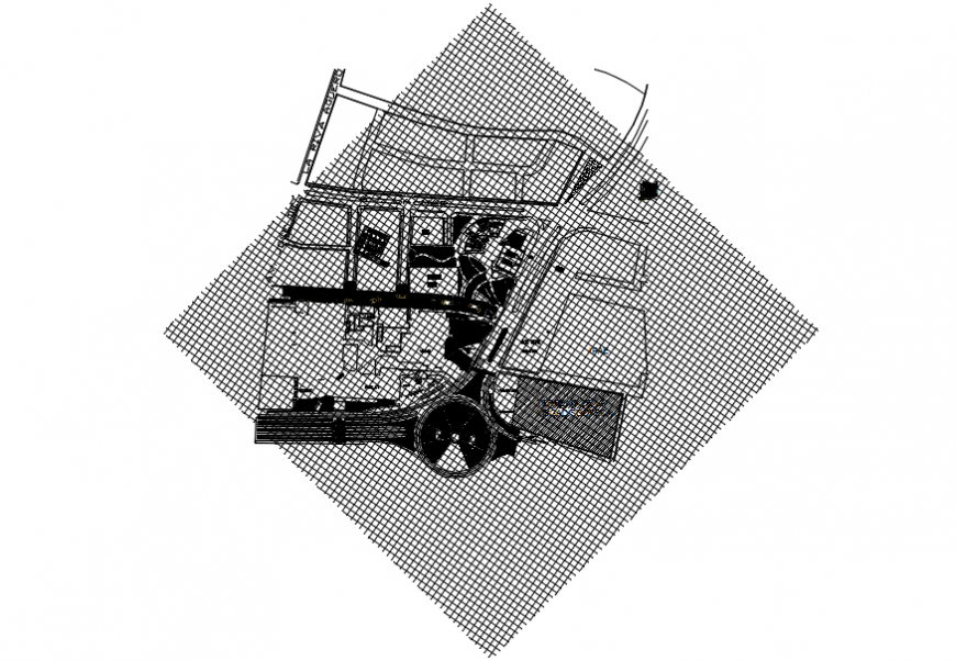 Cultural Centre plan  in AutoCAD file