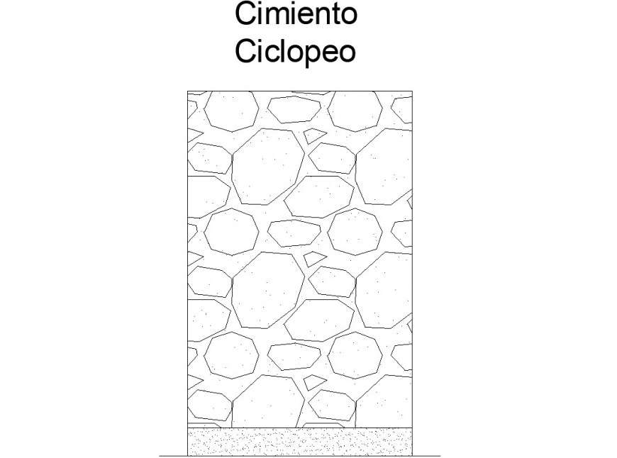Cyclopean foundation section layout file