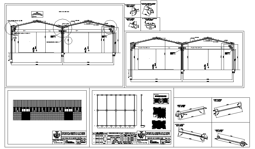 Bridge Crane CAD Drawing | Industrial DWG Design