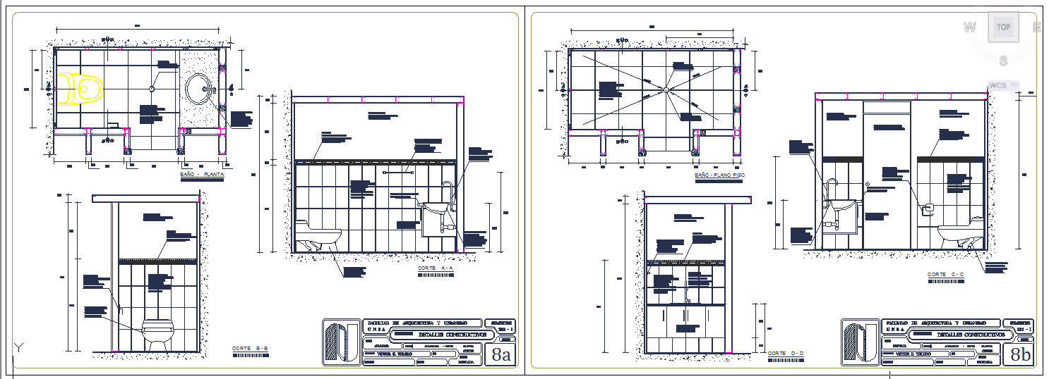Bath Room & Toilet Plan