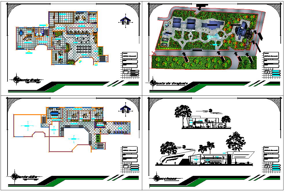 Bank Building plan