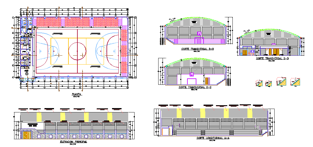 Sport center plan