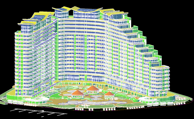 Stunning 3D Modern Hotel Design Layout Concepts in AutoCAD DWG File