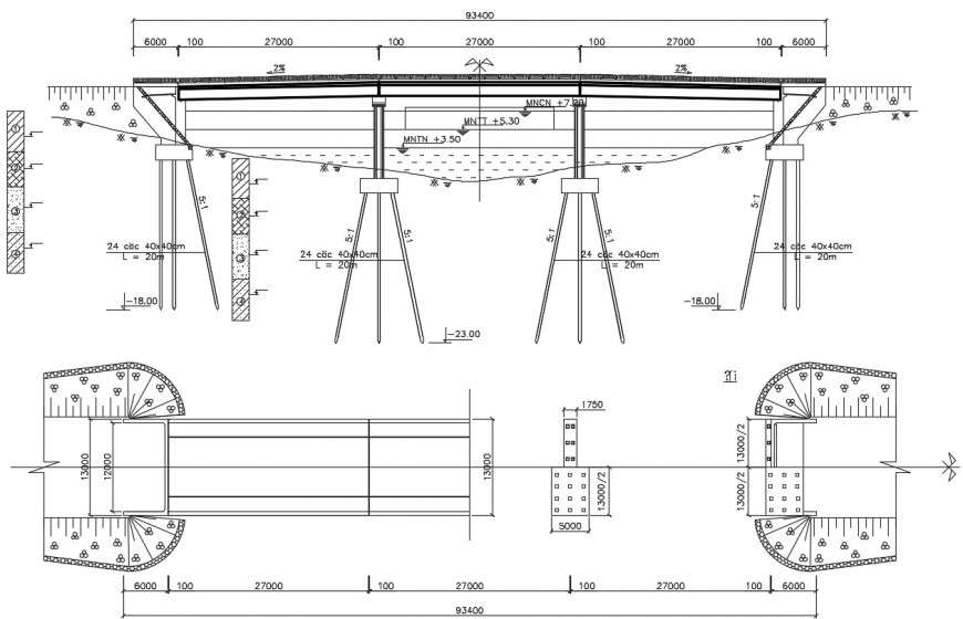 Design steel beam bridge autocad software