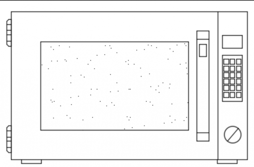 Desk Design Top View Layout in AutoCAD Furniture Drawing
