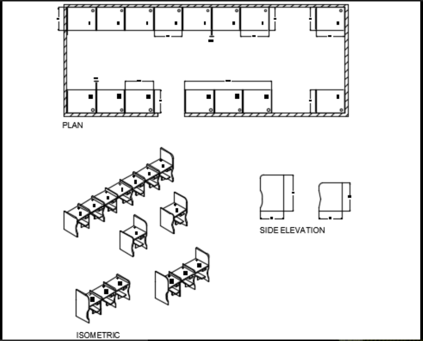 Desk layout design