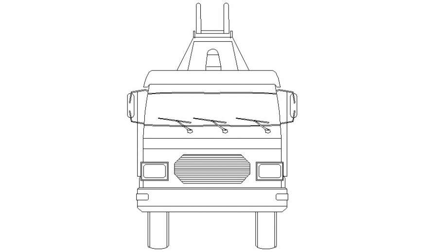 Detail drawing of transportation units autocad file