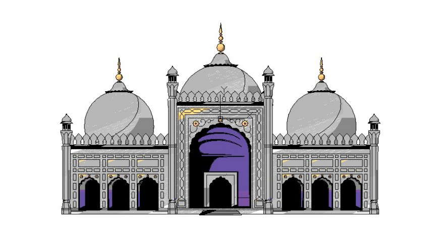 Detail Elevation of famous architectural building autocad file