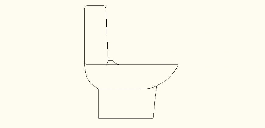 Detail English toilet layout plan