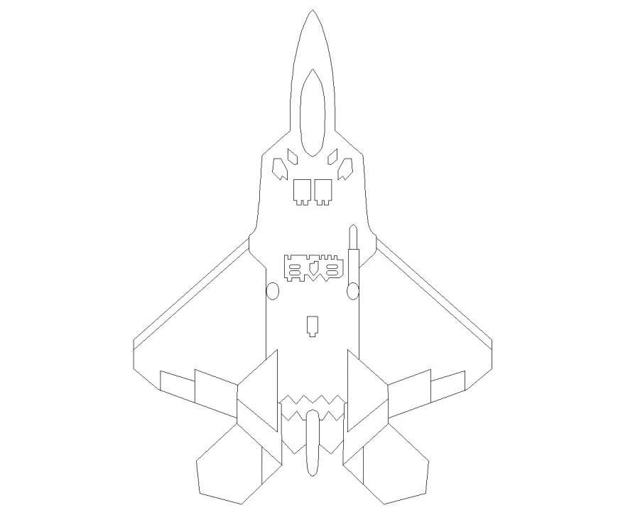 Detail of air jet plan layout file