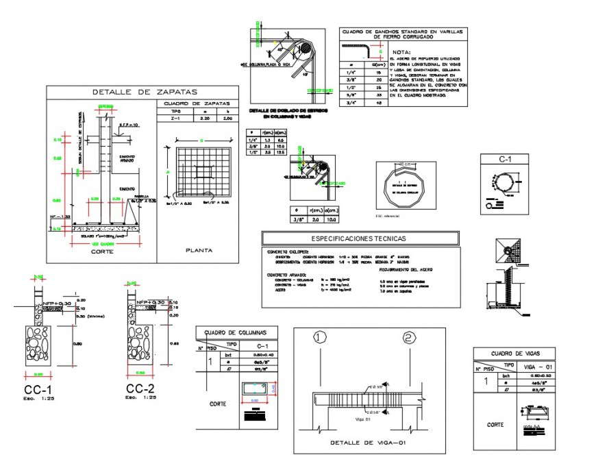 Detail of coliseum foundations plan layout file