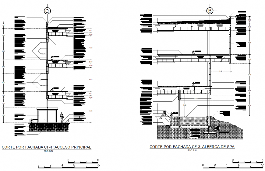 Detail of wall section layout file