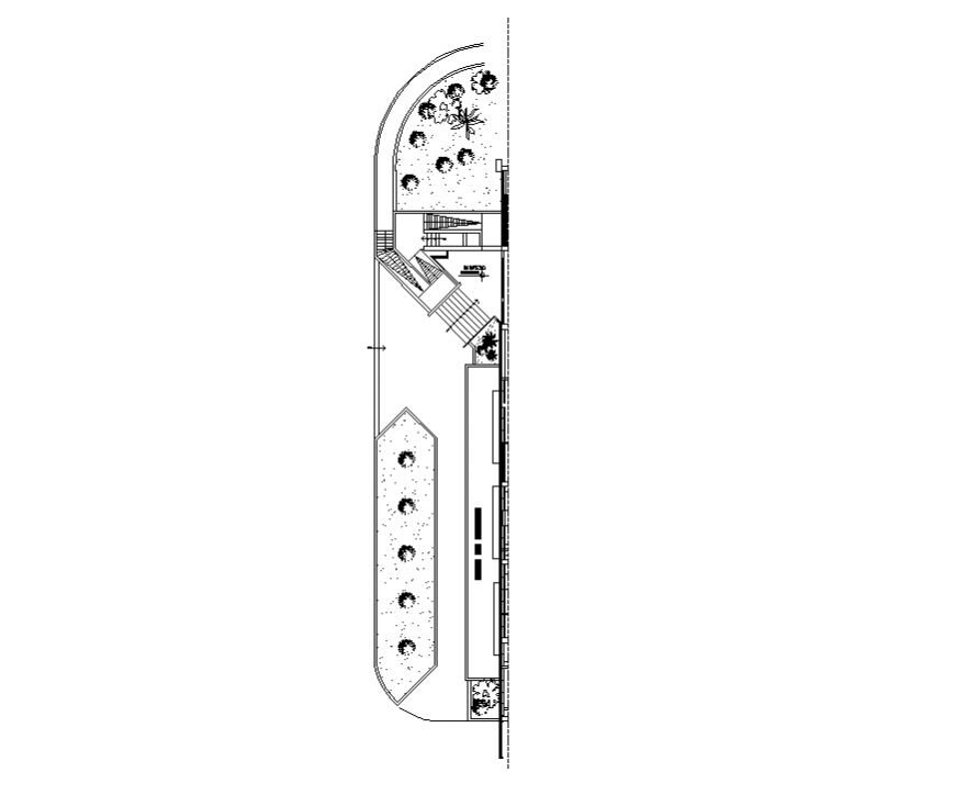 Detail park layout elevation and plan layout file