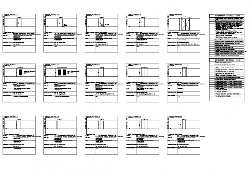 Detail Shed Door dwg file