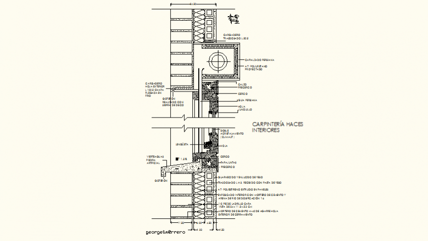 Detail structure plan layout file