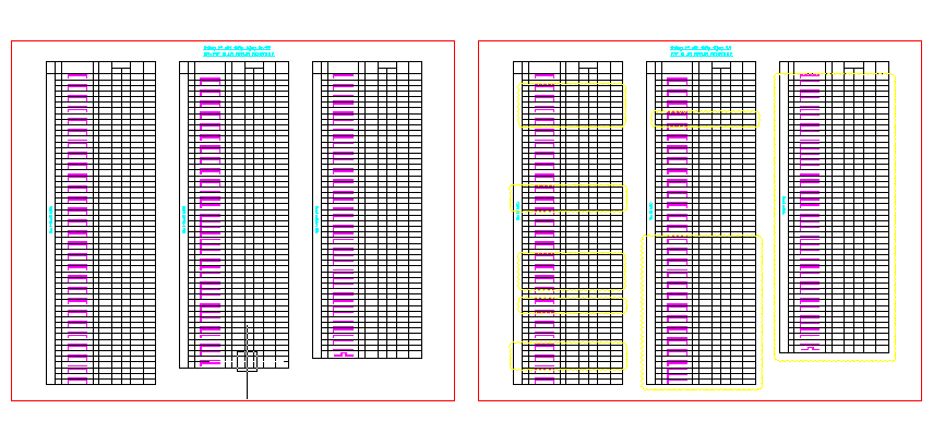 details of rebar schedule - B 