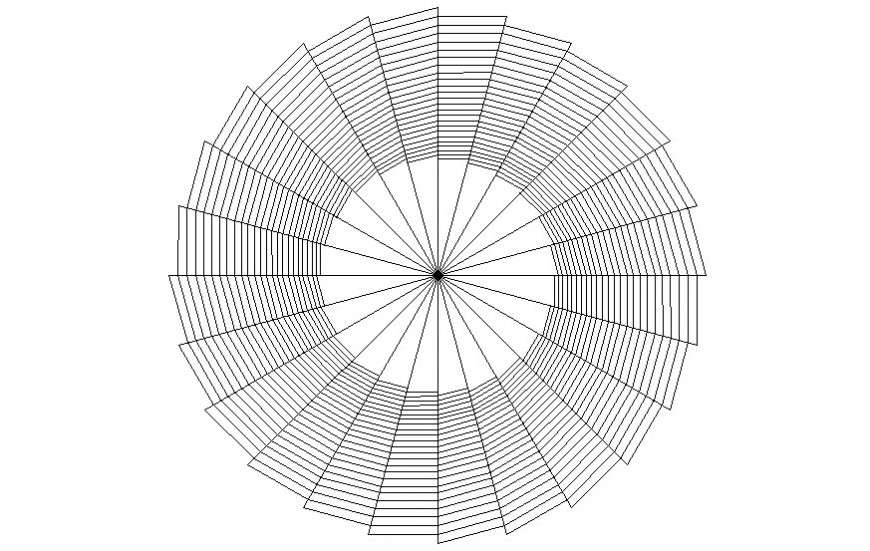 Details of geometrical design block dwg file