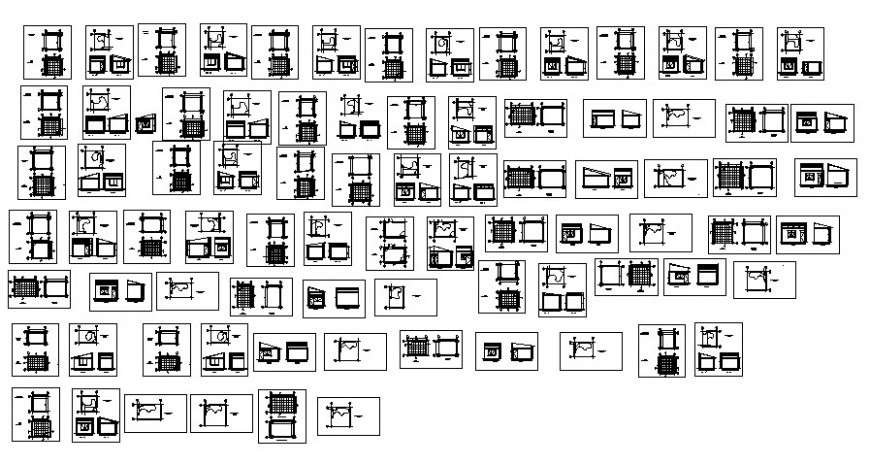 Different construction detail in AutoCAD file