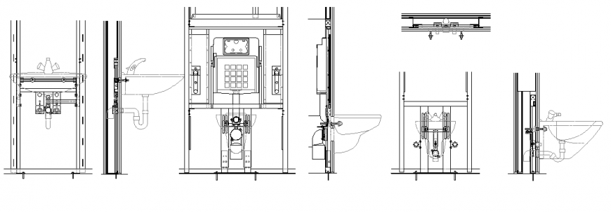 Disable toilet detail in dwg file.