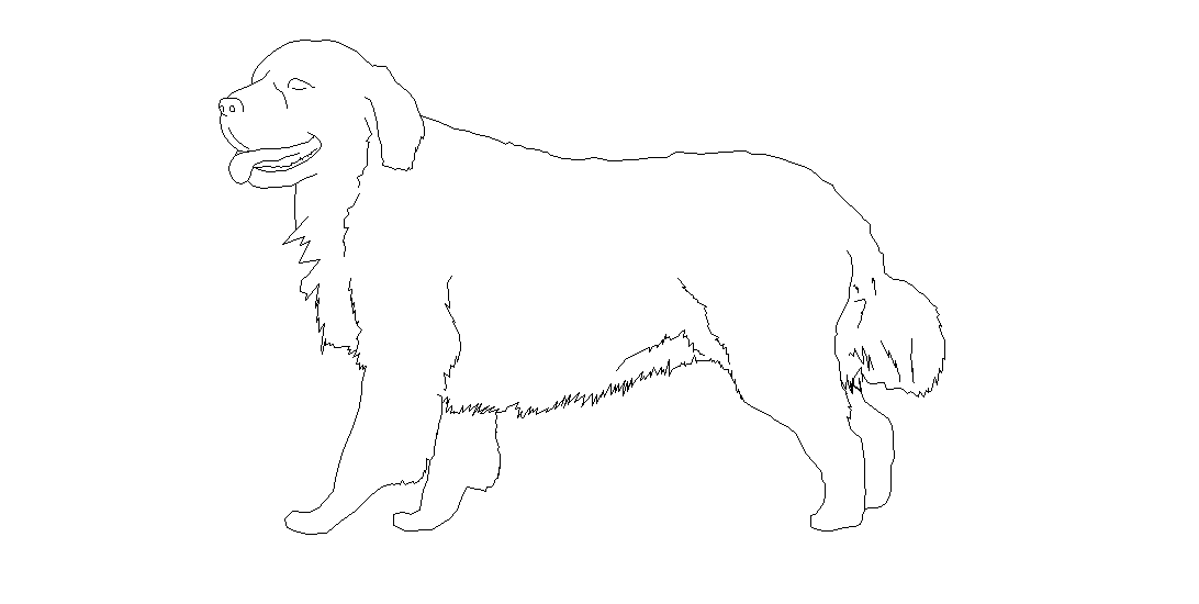 dog dwg file