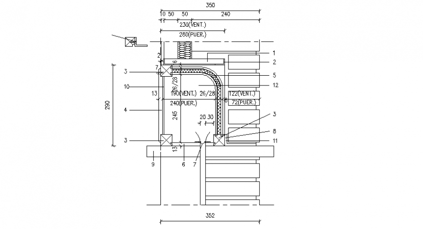 Drainage 2d top view file