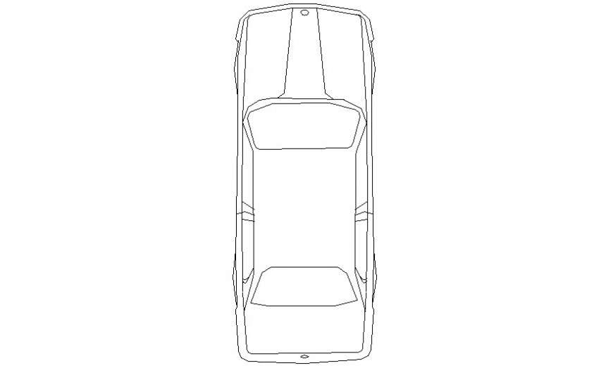 Drawing of car details 2d view elevation AutoCAD software file
