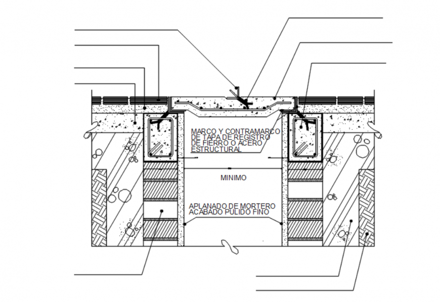 Drawing of cover details